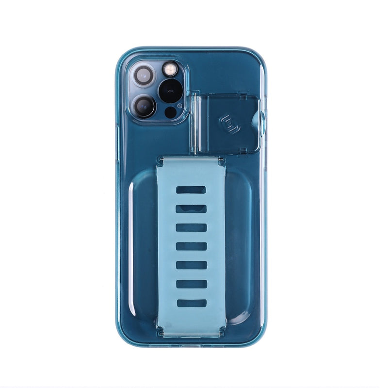 Grip2u Boost Case with Kickstand - Sapphire - [C] كفر حماية - جريب 2 يو - مع مسكة شريطة + استاند