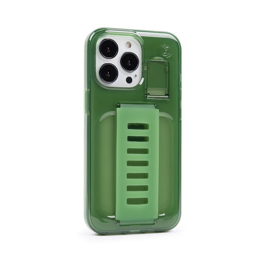 Grip2u Boost Case with Kickstand - Olive - [C] كفر حماية - جريب 2 يو - مع مسكة شريطة + استاند