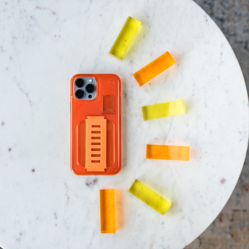 Grip2u Boost Case with Kickstand - Orange - [C] كفر حماية - جريب 2 يو - مع مسكة شريطة + استاند