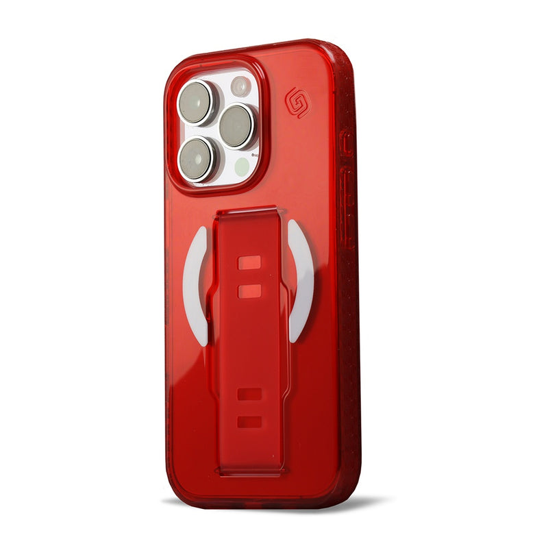 Grip2u Slim Magsafe Case iPhone 16 Pro / 16 Pro Max - Scarlet - [C] - كفر حماية - جريب 2 يو - مع مسكة شريطة + ماغ سيف