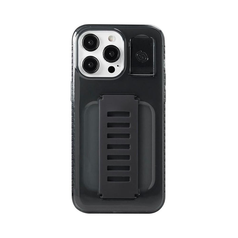 Grip2u Ultra Boost Case with Kickstand iPhone 15 Pro / 15 Pro Max - Smoky - [C] - كفر حماية - جريب 2 يو - مع مسكة شريطة + استاند