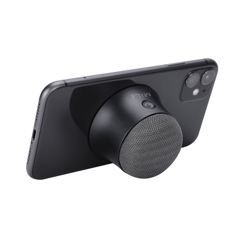 MiLi Mag Soundmate Mini MagSafe Bluetooth Speaker - Black - سبيكر ميني - ماغ سيف - كفالة 12 شهر