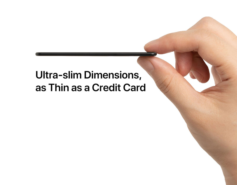 MiLi MiCard Wallet Anti Loss Card - Black - كرت بخاصية التتبع - مناسب لجميع انواع المحافظ - لتتبع مستلزماتكم الشخصية - معتمدة من ابل - كفالة 12 شهر