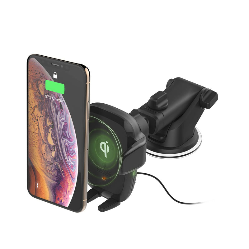 iOttie Automatic Wireless Charging Dash Mount for Smartphones [C] - ستاند سيارة - مناسب لجميع انواع الاجهزة والسيارات  - شحن وايرلس