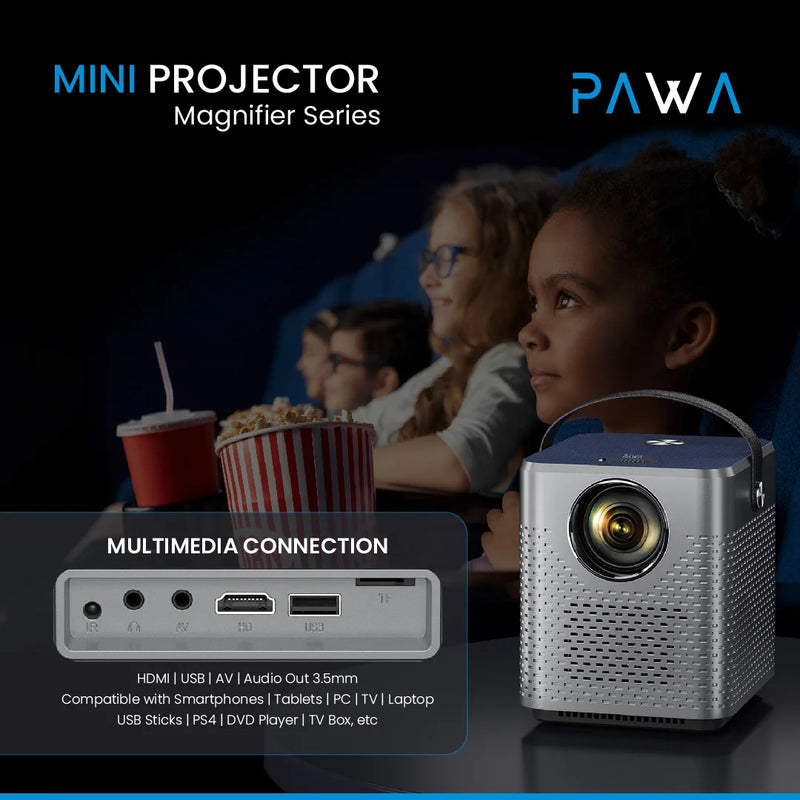 PAWA Magnifier Series Projector 1080P - بروجيكتور متنقل - باوا - كفالة 24 شهر