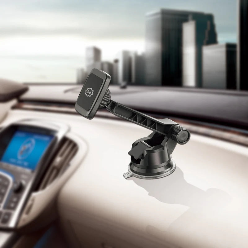 WixGear Universal Magnetic Car Mount Holder, Windshield Mount and Dashboard Mount Holder for Cell Phones AND TABLETS - ستاند سيارة - ويكس جير - مغناطيس - على ديكور السيارة