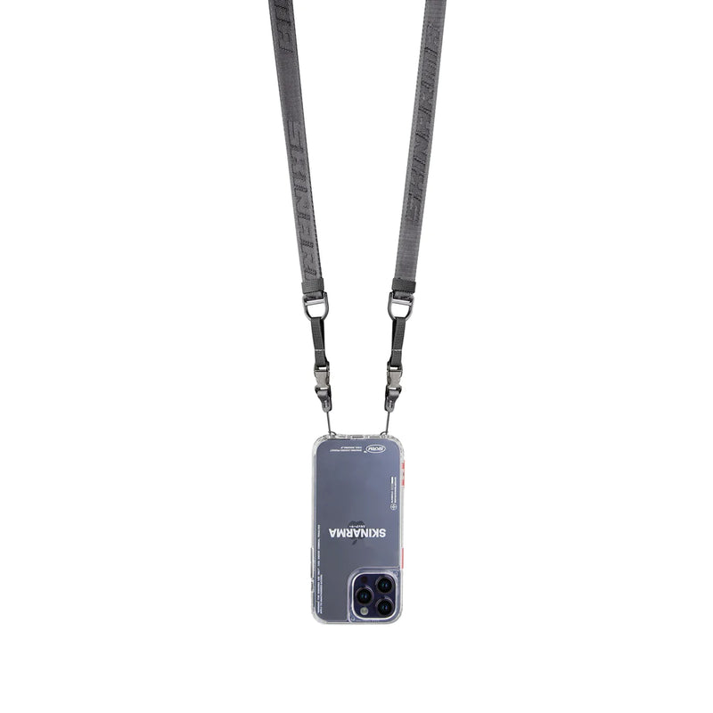 SkinArma Kiru Halographic Case with Adjustable Sling for iPhone 14/14 Plus/14 Pro/14 Pro MAX - Hologram  - كفر حمايه عالية - سكين ارما - مع علاق - شفاف