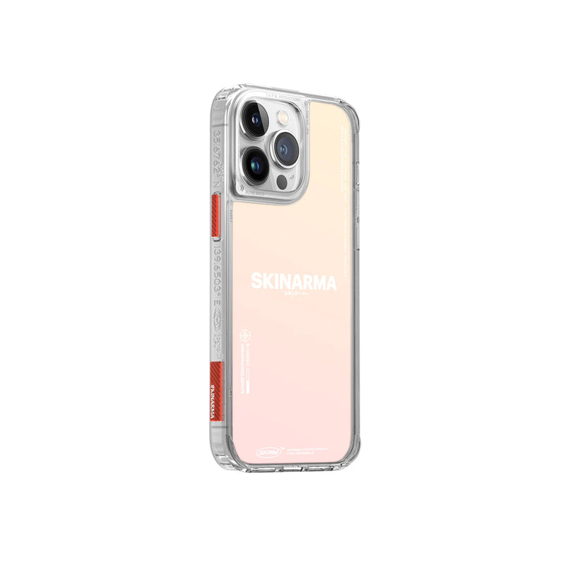 SkinArma Kiru Halographic Case with Adjustable Sling for iPhone 14/14 Plus/14 Pro/14 Pro MAX - Hologram  - كفر حمايه عالية - سكين ارما - مع علاق - شفاف