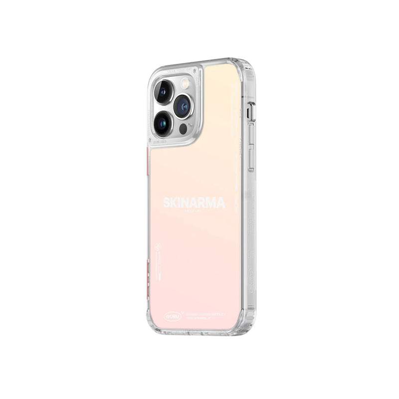 SkinArma Kiru Halographic Case with Adjustable Sling for iPhone 14/14 Plus/14 Pro/14 Pro MAX - Hologram  - كفر حمايه عالية - سكين ارما - مع علاق - شفاف
