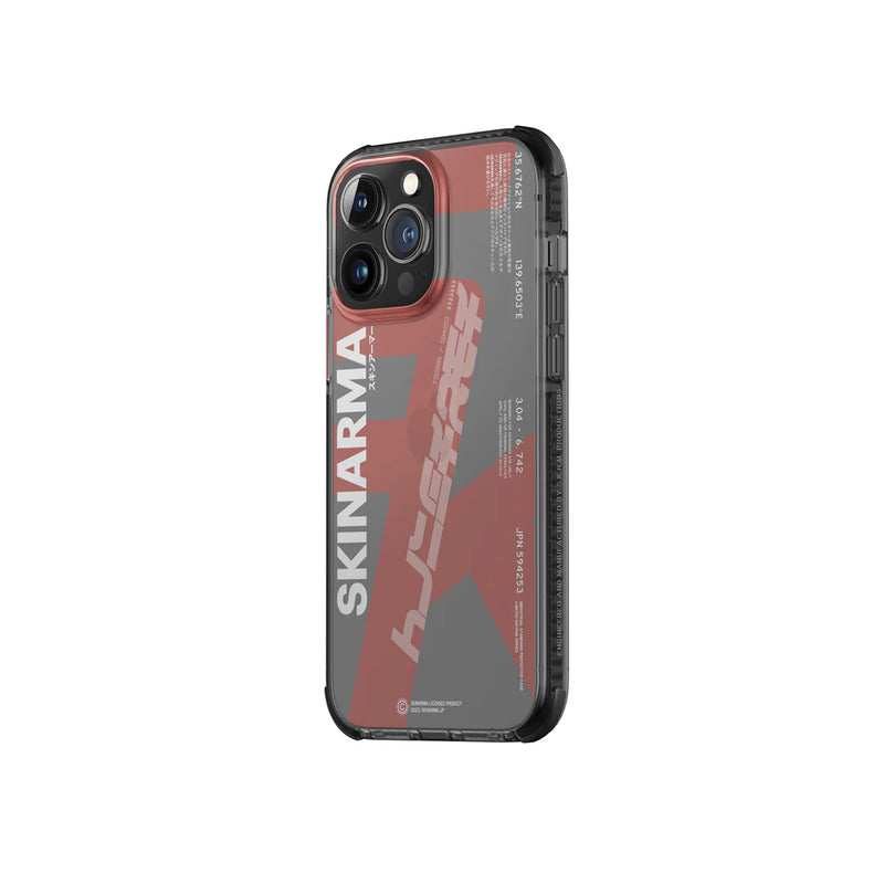 SkinArma Raku Case for iPhone 14/14 Plus/14 Pro/14 Pro Max - Orange - كفر حماية عالية سكين ارما