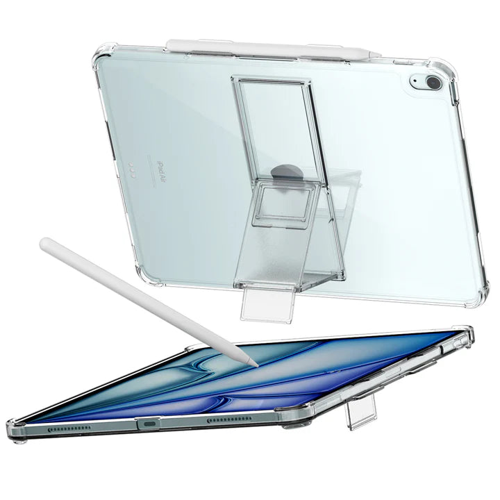 Araree Flexield Case For iPad 2024 - In - Clear - [A] - كفر ايباد حماية عالية - اكثر من وضعية للاستاند