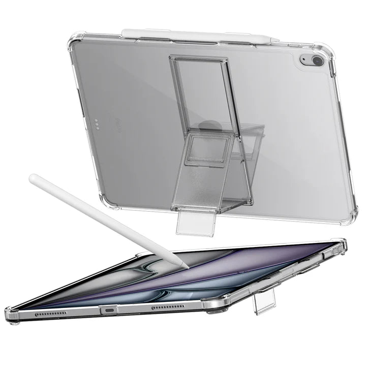 Araree Flexield Case For iPad 2024 - In - Clear - [A] - كفر ايباد حماية عالية - اكثر من وضعية للاستاند