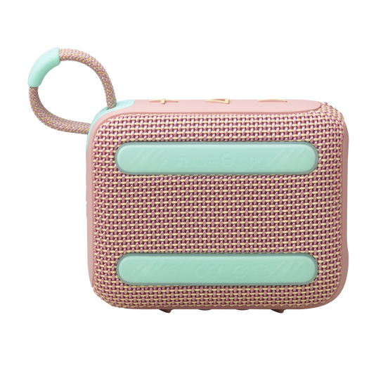 JBL Go 4 Ultra-Portable Bluetooth Speaker - 5.3 / Pink - سماعة سبيكر - بلوتوث - ضد الماء - كفالة 24 شهر