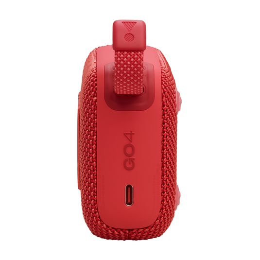 JBL Go 4 Ultra-Portable Bluetooth Speaker - 5.3 / Red - سماعة سبيكر - بلوتوث - ضد الماء - كفالة 24 شهر