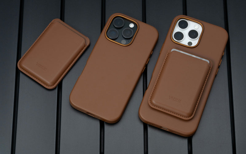 Torrii KOALA for iPhone 16 Pro/16 Pro Max Brown  [A] - كفر حماية عالية - مع ماغ سيف - محفظة + ستاند -