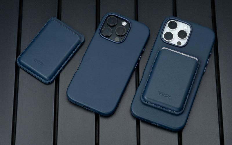 Torrii KOALA for iPhone 16 Pro/16 Pro Max - Navy [A] - كفر حماية عالية - مع ماغ سيف - محفظة + ستاند -