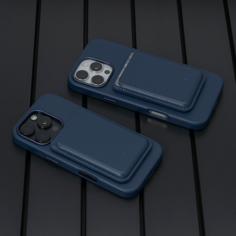 Torrii KOALA for iPhone 16 Pro/16 Pro Max - Navy [A] - كفر حماية عالية - مع ماغ سيف - محفظة + ستاند -