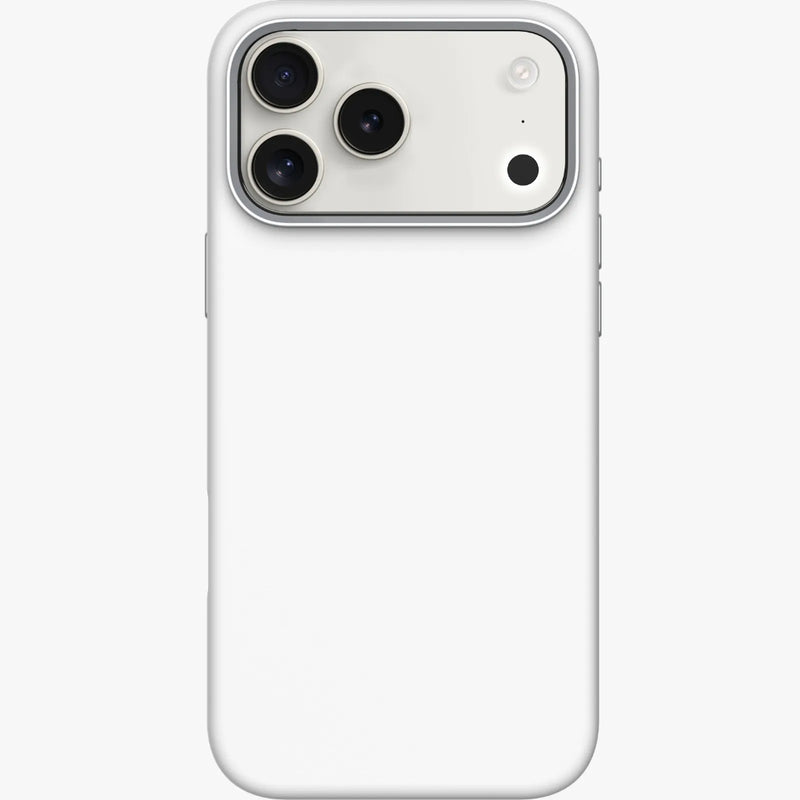Levelo Iris Magsafe Liquid Silicone Case for iPhone 17 Pro/Pro MAX - Silver [O] - كفر حماية عالية - سيليكون - ايفون 17 برو / 17 بروماكس - ليفيلو - ماغ سيف