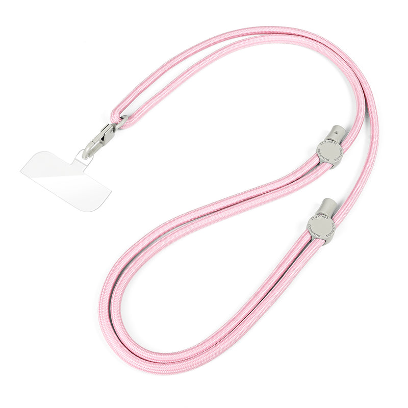 DUX DUCIS PLAZ Series Cross-body Phone Strap Light Pink - خيط علاقة - يمكنكم اختيار مع كفر شفاف او بدون كفر