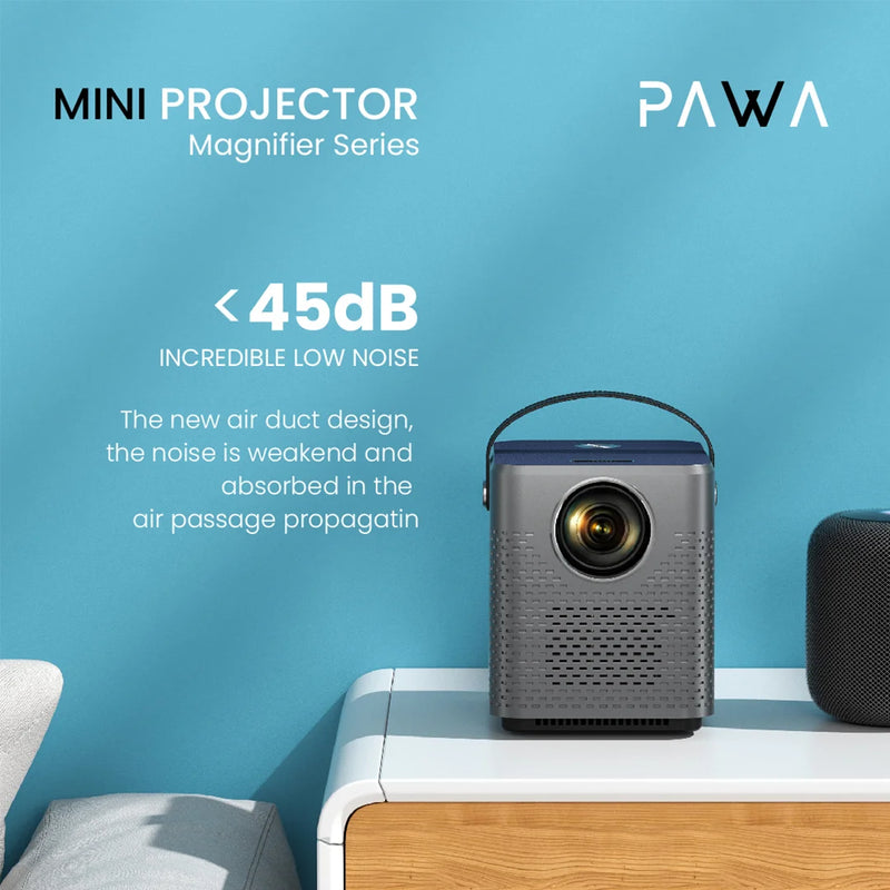 PAWA Magnifier Series Projector 1080P - بروجيكتور متنقل - باوا - كفالة 24 شهر