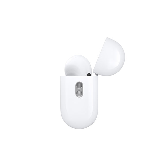 Apple AirPods Pro 2nd generation - USB‑C - MagSafe 2023 - سماعة ابل - ايربودز برو 2 - منفذ الشحن تايب سي - مع علبة شحن ماغ سيف - كفالة 12 شهر