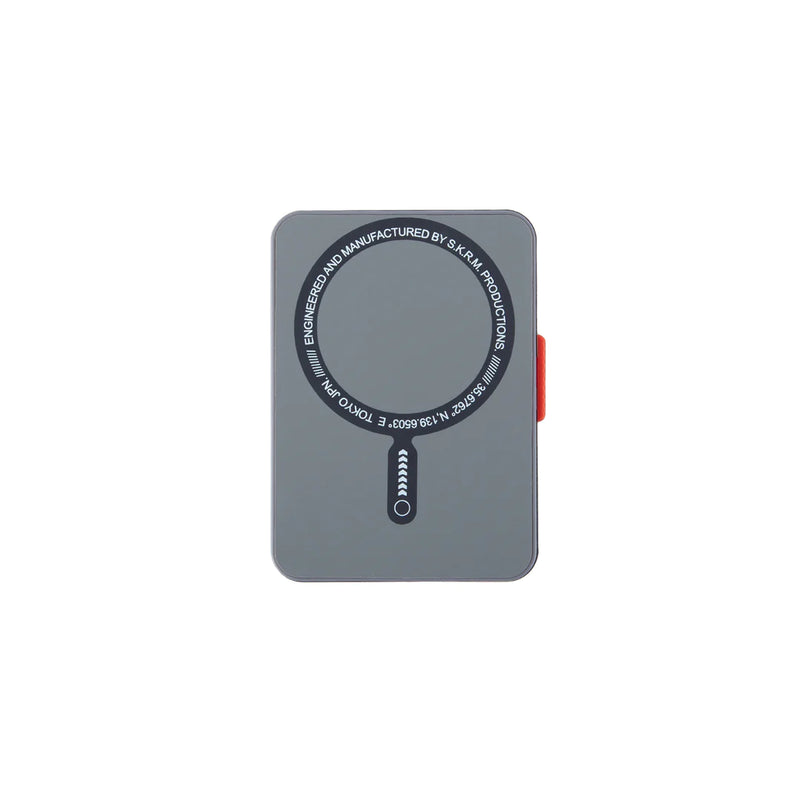 SkinArma Mirage Phaze Magnetic Card Holder With Grip Stand - Black - مسكة مغناطيس - ماق سيف - وستاند جانبي ورأسي ومحفظة للبطاقات - سكين ارما