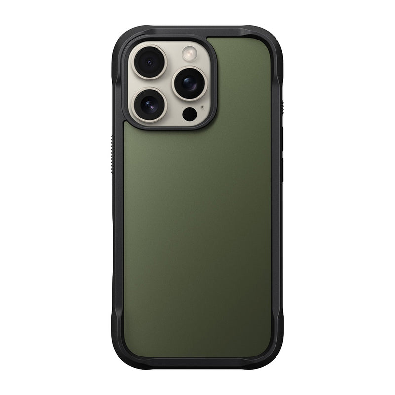 Nomad Rugged Case iPhone 16 Pro / 16 Pro Max - Forest - [C] كفر حماية  - مع ماغ سيف
