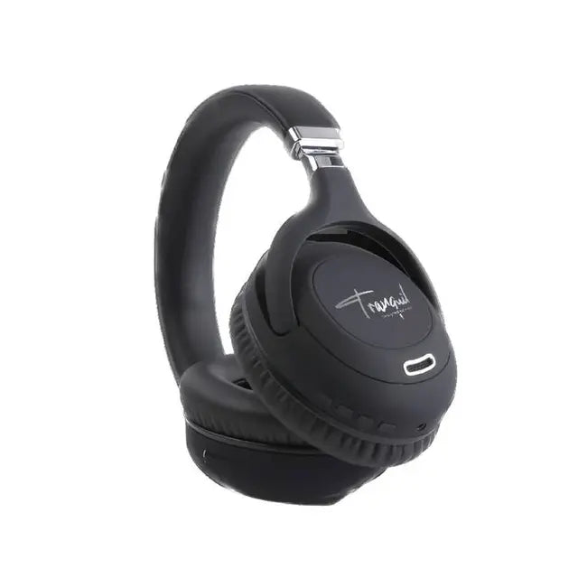 Pawa Tranquil ANC Wireless Headphone - Black - سماعة رأس بلوتوث - باوا - خاصية عزل الضوضاء - كفالة 12 شهر