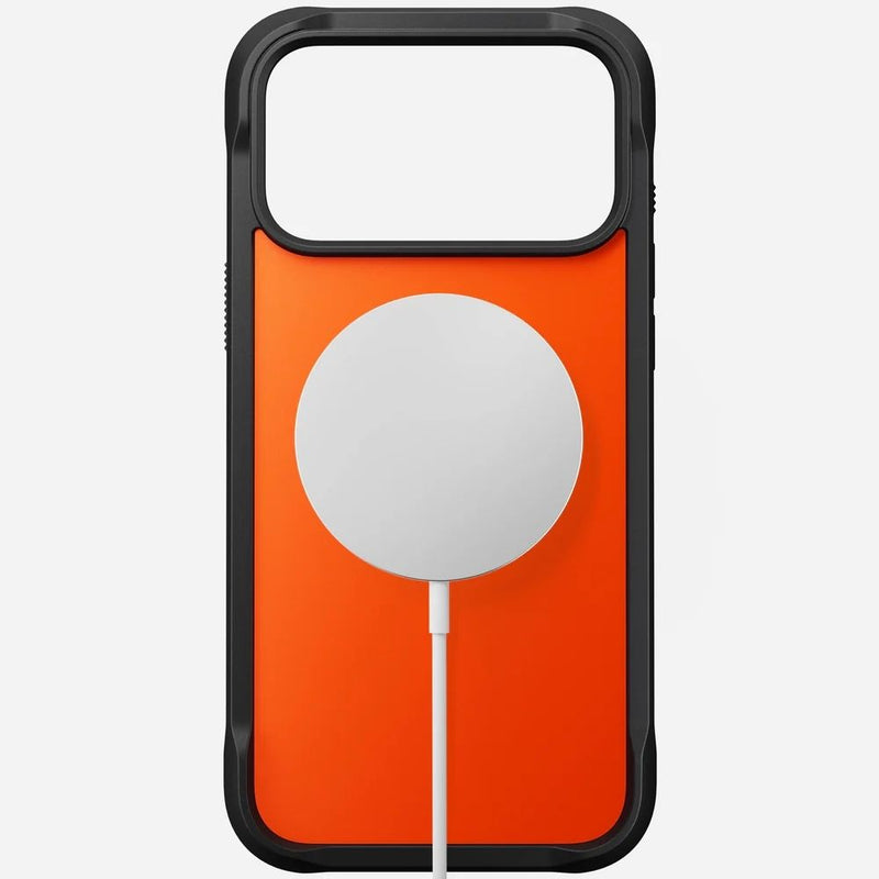 Nomad Rugged Case for iPhone 17 Pro / ProMax (Ultra Orange) - [C] - كفر حماية - جوده عاليه - مقاوم للصدمات - ماغ سيف