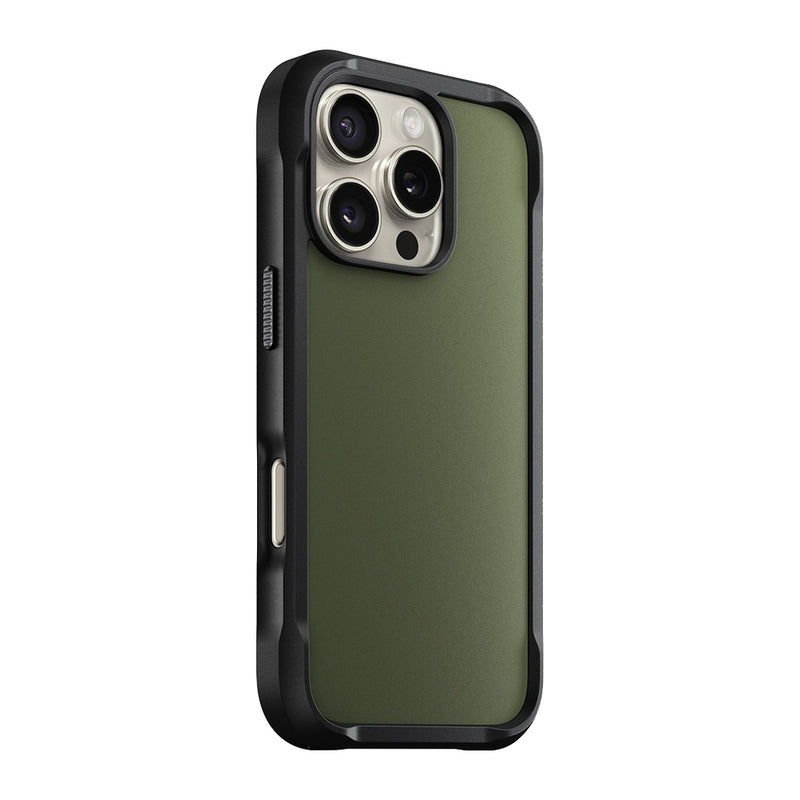 Nomad Rugged Case iPhone 16 Pro / 16 Pro Max - Forest - [C] كفر حماية  - مع ماغ سيف