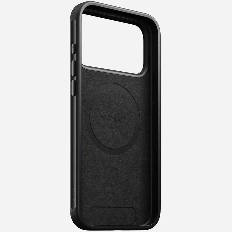 Nomad Modern Leather Case for iPhone 17 Pro / ProMax (Black) - [C] - كفر حماية - جوده عاليه - جلد - ماغ سيف