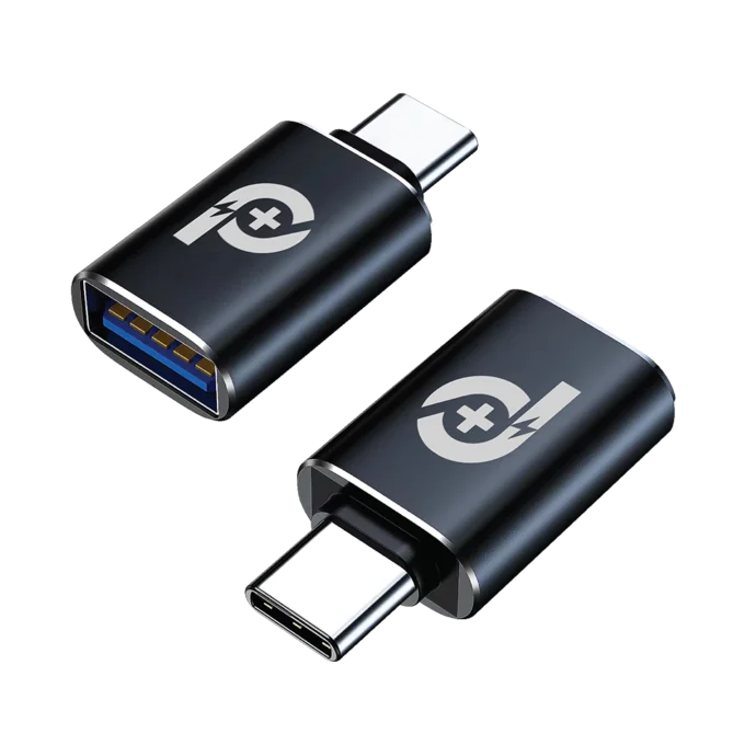 Powero Rapid Pro OTG Adaptor Typ C to USB A  - وصلة تايب سي - يو اس بي - لنقل البيانات - متعددة الاستخدام