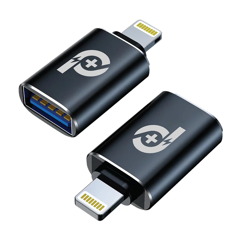 Powero Rapid Pro OTG Adaptor USB A to Lightning - وصلة ايفون - يو اس بي  - لنقل البيانات - متعددة الاستخدام