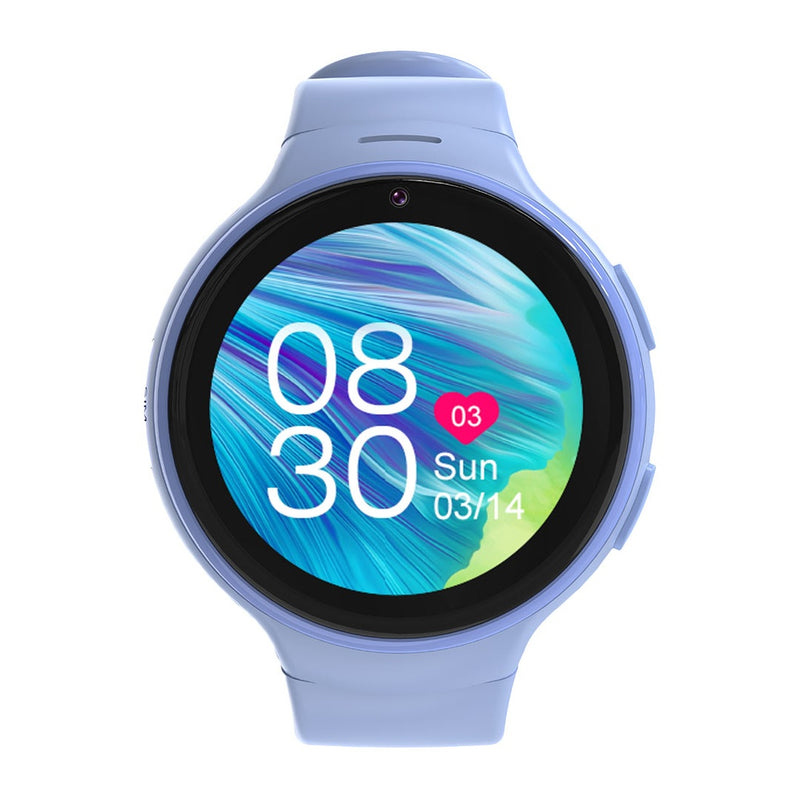 Porodo 4G Kids GPS Smart Watch with JuniCare app - Blue -  ساعة ذكية للأطفال  - تدعم شريحة الاتصال والتتبع