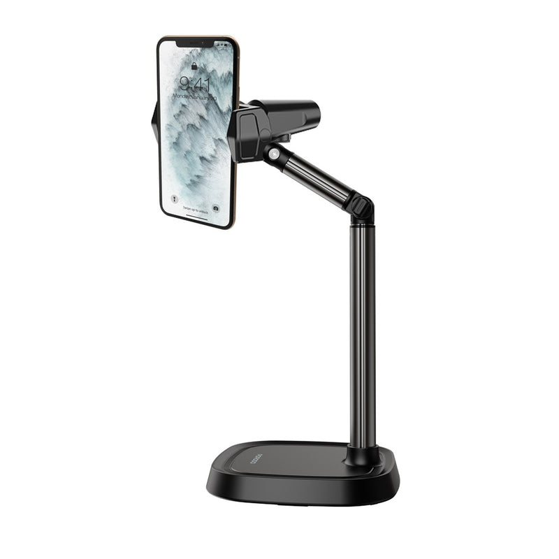 Porodo Multi-Angle Desktop Phone Stand - Black - ستاند لجميع انواع الاجهزة - برودو