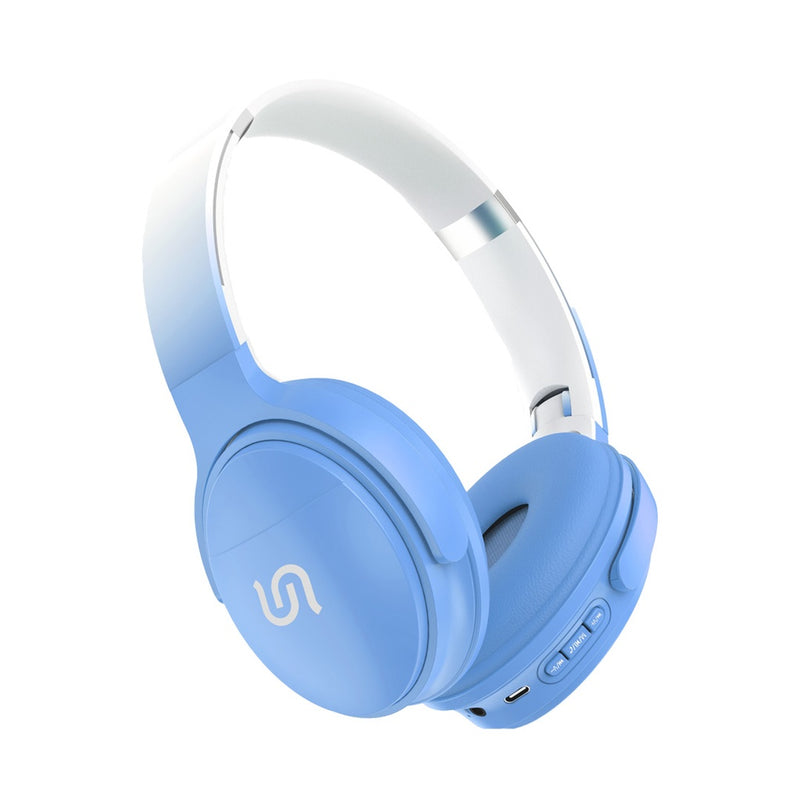 Porodo Soundtec Limited Wireless Headphone with Extra Bass - Blue - سماعة رأس بلوتوث - بورودو - كفالة 24 شهر