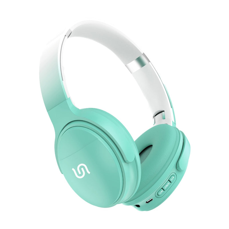 Porodo Soundtec Limited Wireless Headphone with Extra Bass - Green - سماعة رأس بلوتوث - بورودو - كفالة 24 شهر