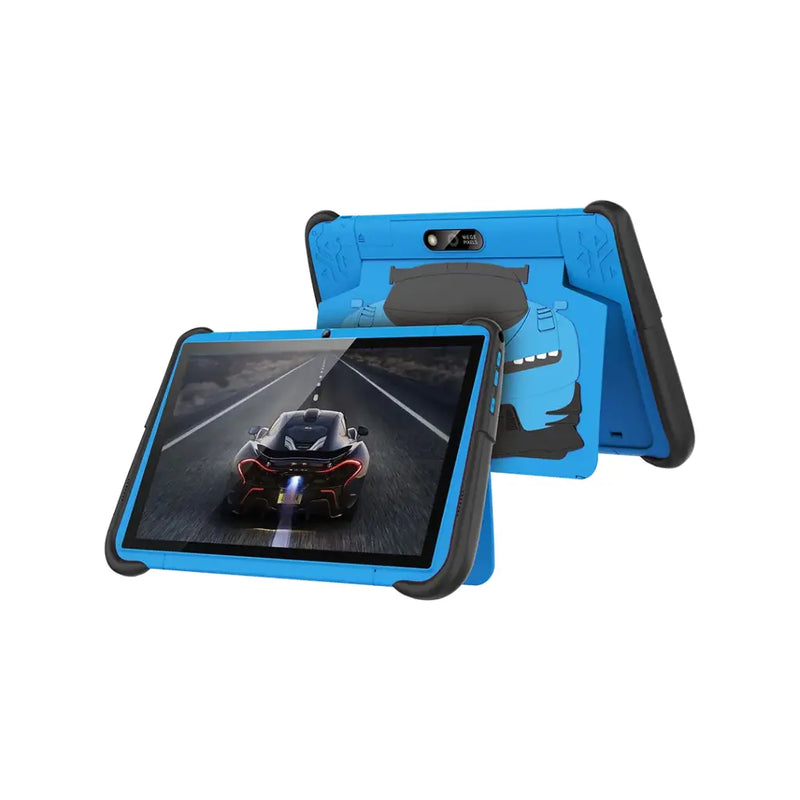 Porodo 10.1" Kids Android Tablet - Blue - تابلت اطفال - يدعم 2 شريحتين اتصال + ميموري - برودو