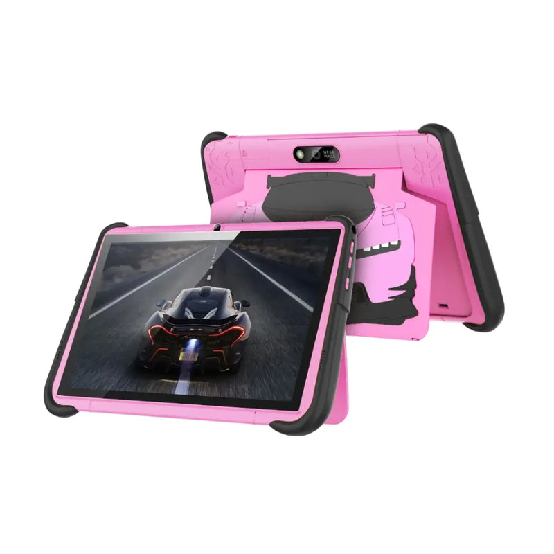 Porodo 10.1" Kids Android Tablet - Pink  تابلت اطفال - يدعم 2 شريحتين اتصال + ميموري - برودو