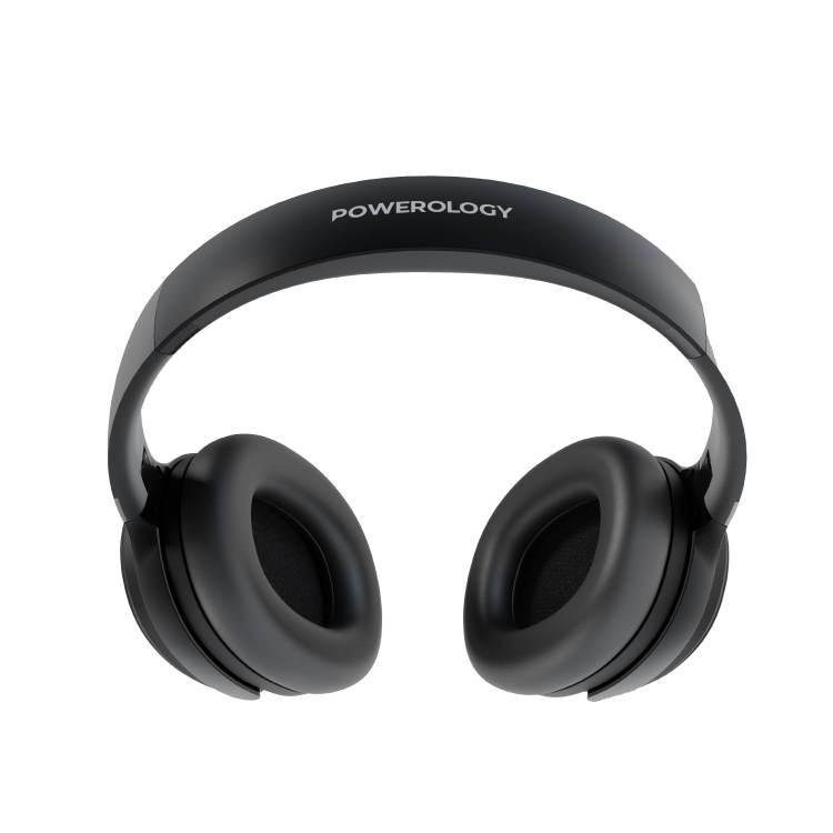 Powerology Noise Cancellation Headphones - سماعة رأس بلوتوث - باورولوجي - كفاله 24 شهر