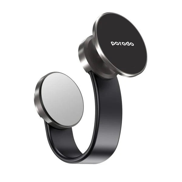 Porodo Flexible Arm Magnetic Car Mount - Black - 9RG0 - [O] - ستاند سيارة - بورودو - مغناطيس