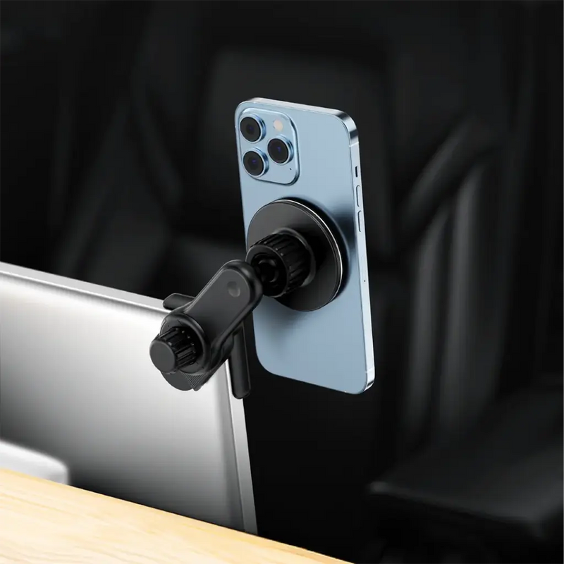 Porodo Magnetic Screen Mount - Black - ستاند سيارة - مناسب لجميع انواع الاجهزة - مغناطيس - متوافق مع شاشة السيارة