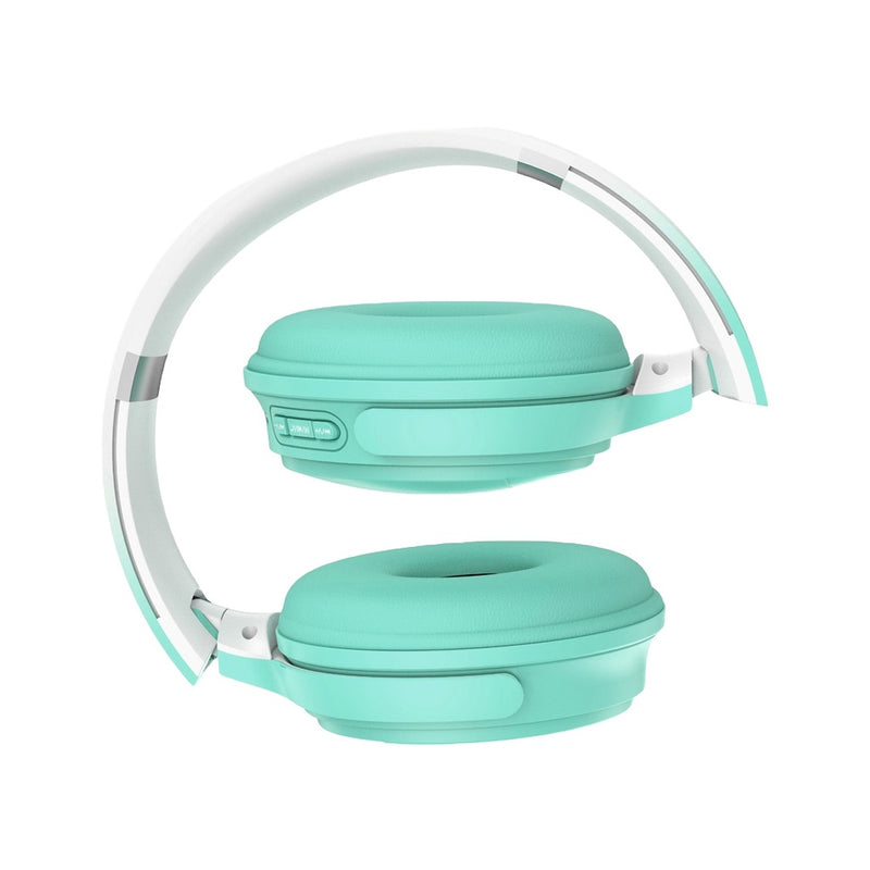 Porodo Soundtec Limited Wireless Headphone with Extra Bass - Green - سماعة رأس بلوتوث - بورودو - كفالة 24 شهر