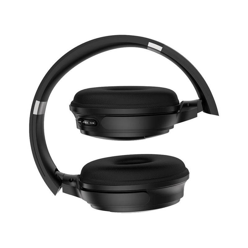 Porodo Soundtec Limited Wireless Headphone with Extra Bass - Black - سماعة رأس بلوتوث - بورودو - كفالة 24 شهر