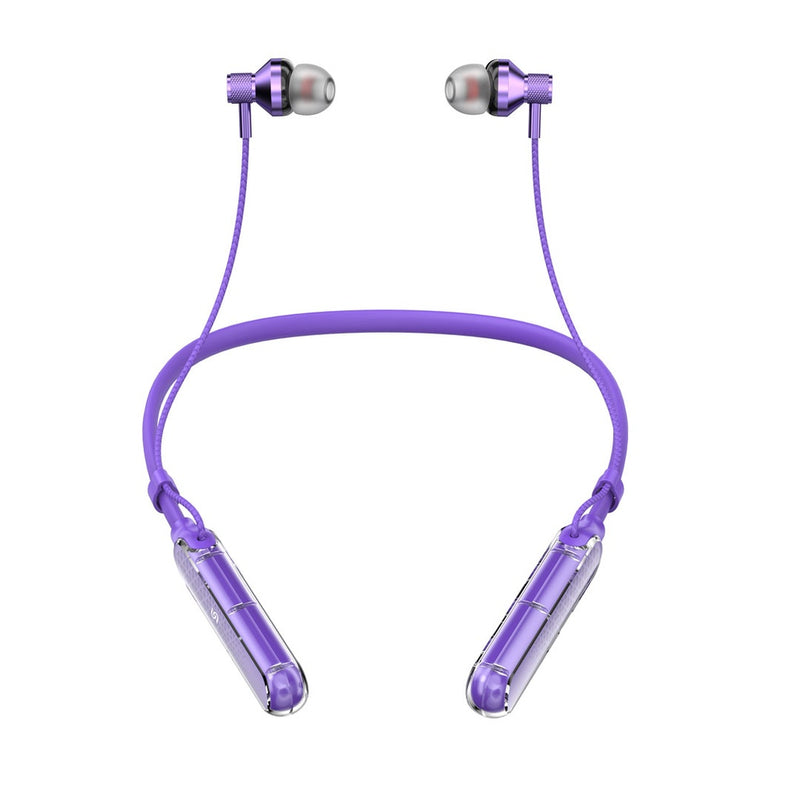 Porodo Soundtec SV Pro Neckband Earphone ENC - Purble - سماعة بلوتوث - بورودو - رياضية مقاومة للتعرق - كفالة 12 شهر