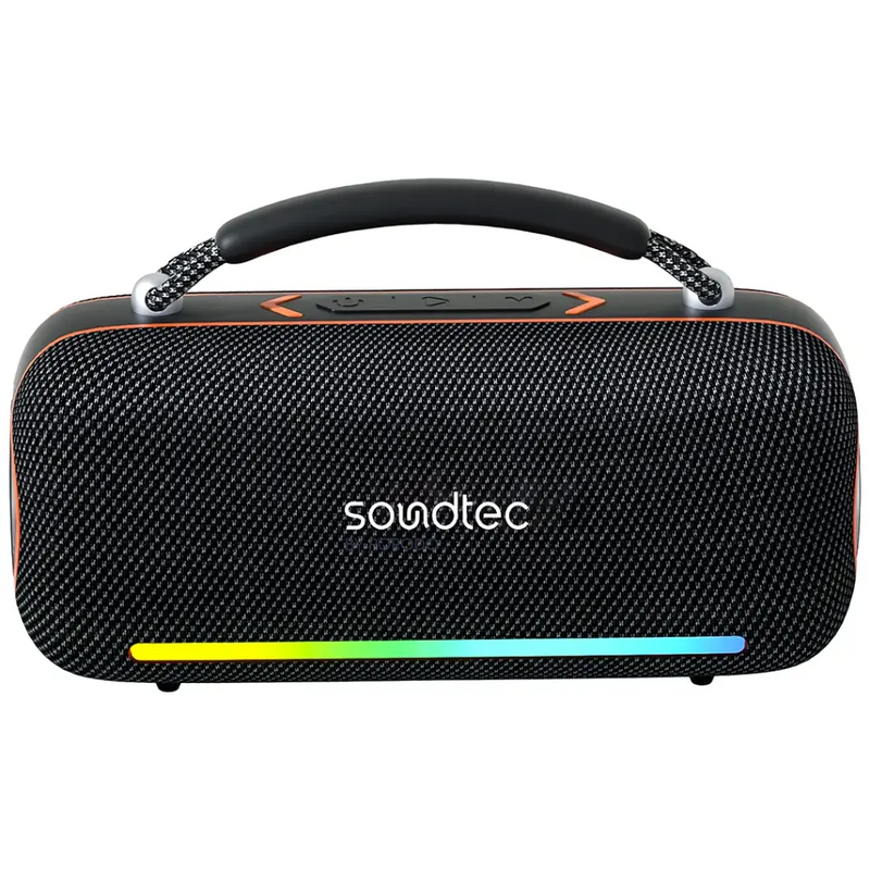 Porodo Soundtec Sonify Portable Wireless Speaker - Black [O] - سبيكر مكبر صوت - برودو - كفالة 24 شهر