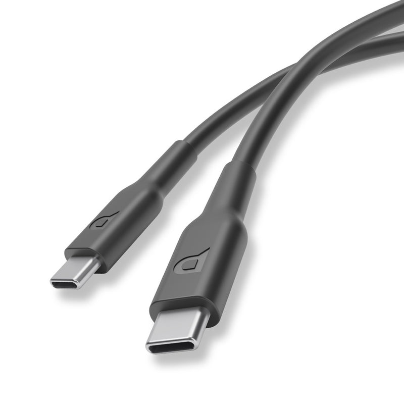 Powerology Type-C to Type-C Fast Charging Cable - سلك شحن - باورولوجي - تايب سي الي تايب سي - قوة 100 واط - طول 2 متر - كفالة 12 شهر