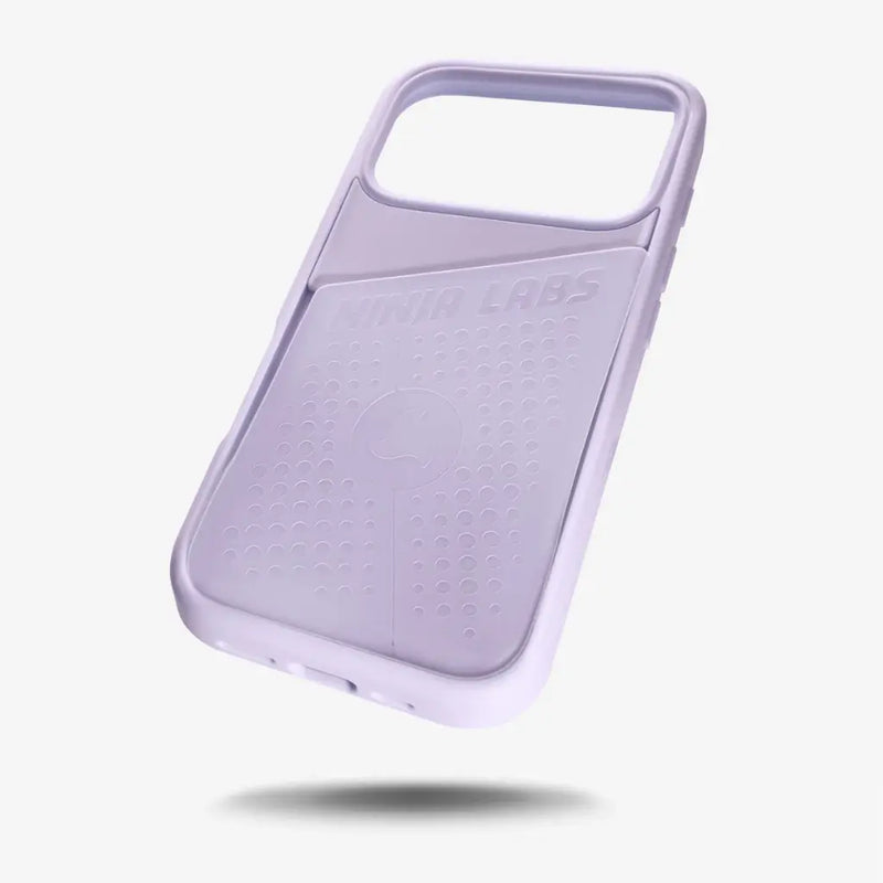 Ninja Labs Flex Pouch for iPhone17 Pro / 17 Pro Max Case (Lavender) [C] -  كفر حماية عالية + محفظة - نينجا
