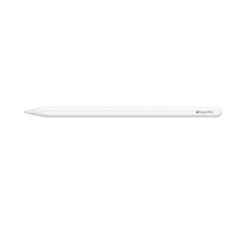 Apple Pencil Pro 2024 – White - [F] -  2024 قلم ابل - الاصدار الثالث برو - خاصية التتبع - متوافق مع اصدارات ايباد 13/11 برو / ايباد 13/11 اير