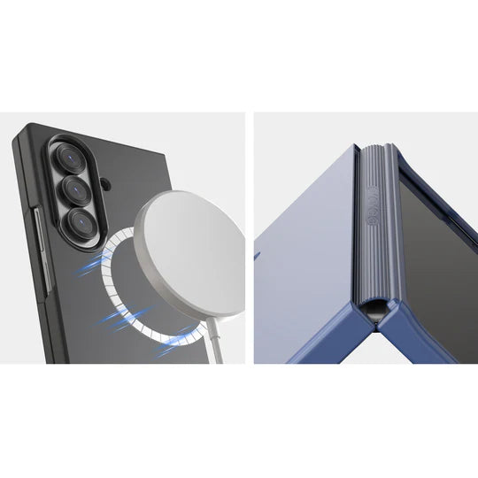 Samsung Z Fold7 Araree Aero Flex Magsafe Case - Gray [BU] - كفر سامسونج  - حماية عالية - ماغ سيف - رمادي